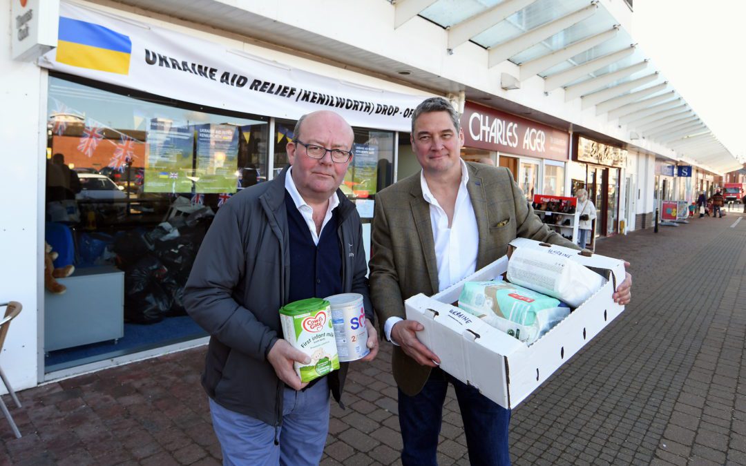Kenilworth Ukraine refugee appeal ‘inundated’ with donations at pop-up shop
