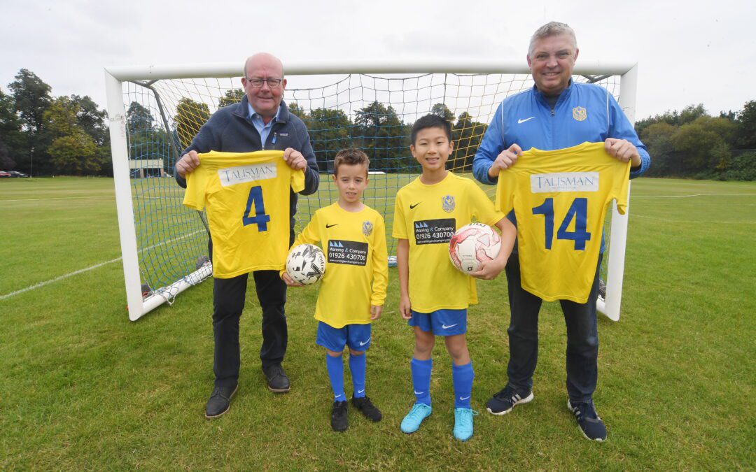 Kenilworth grassroots football team thanks Talisman sponsorship to help fuel growing membership